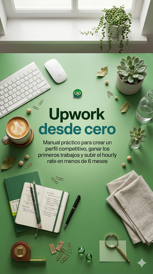 Ebook "Upwork desde cero para hispanohablantes" + 3 Bonus